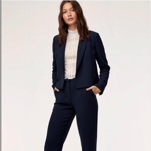 NWT Aritzia Wilfred Deanne Crop Jacket Blazer